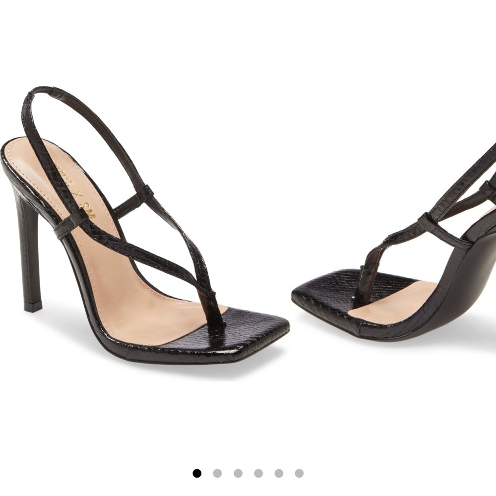 Worn only once Steven madden snakeskin thong heel sandal sold out in stores